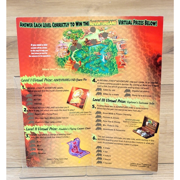 Rare VMK Virtual Magic Kingdom Promotional Material Never Used Disneyland Disney - Picture 3 of 4